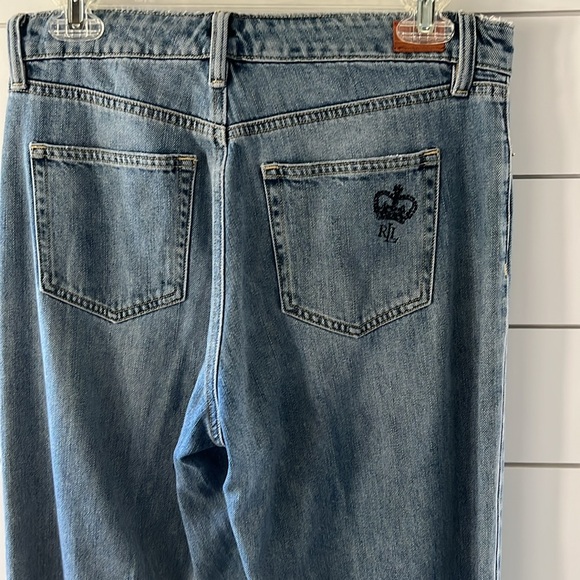 Ralph Lauren Print Wide-Leg Jean High Waist - Picture 12 of 13